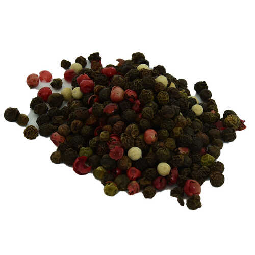 Saf Doğal Tane Kırmızı Yeşil Beyaz Karabiber Karışımı 100 Gr Paket - 1