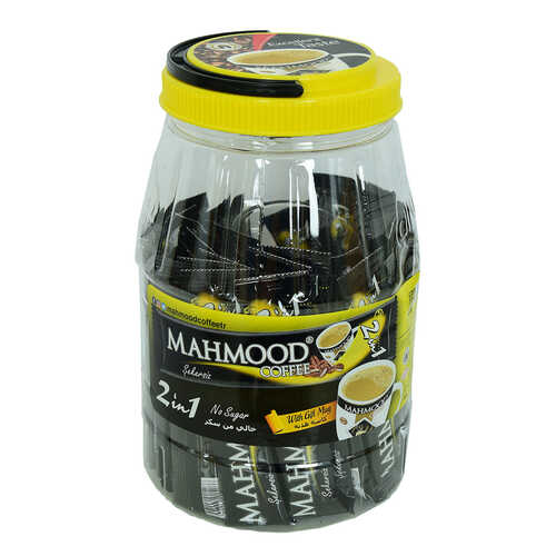2 si 1 Arada Şekersiz Kahve 10 Gr x 36 Adet Cam Kupa Bardak Hediyeli Pet Kavanoz - 1