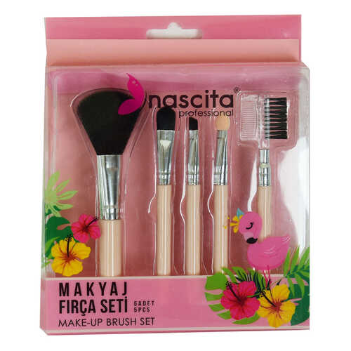 Makyaj Fırça Seti 5 Li Make-Up Brush Set Professional - 1