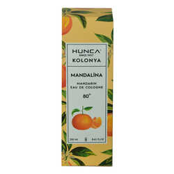 Mandalina Kolonyası 80 Derece Cam Şişe 250 ML - Eau De Cologne (1)