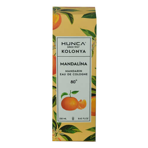 Mandalina Kolonyası 80 Derece Cam Şişe 250 ML - Eau De Cologne - 2