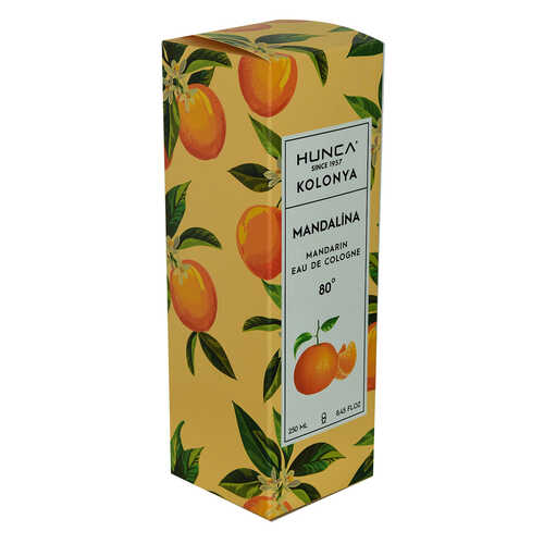Mandalina Kolonyası 80 Derece Cam Şişe 250 ML - Eau De Cologne - 4