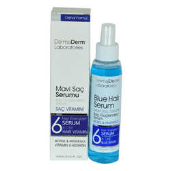 Mavi Saç Serumu Saç Güçlendirici Serum (Biotin Panthenol Vitamin E-Keratin) 125 ML (1)