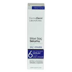 Mavi Saç Serumu Saç Güçlendirici Serum (Biotin Panthenol Vitamin E-Keratin) 125 ML - 3