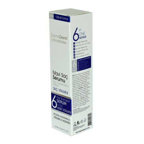 Mavi Saç Serumu Saç Güçlendirici Serum (Biotin Panthenol Vitamin E-Keratin) 125 ML - 4