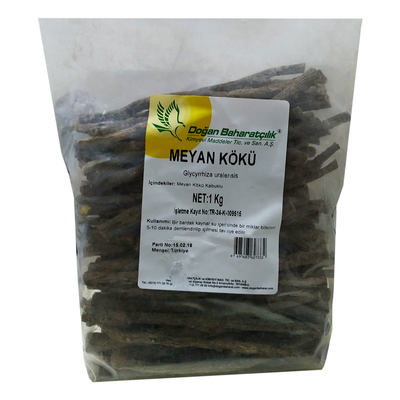 Meyan Kökü Kabuklu Çubuk Doğal 1000 Gr Paket - 1