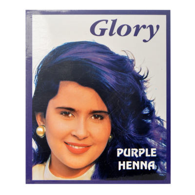 Mor Hint Kınası (Purple Henna) 10 Gr Paket - 1