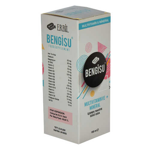 Multivitamin ve Mineral İçeren Takviye Edici Gıda 150 ML - 4