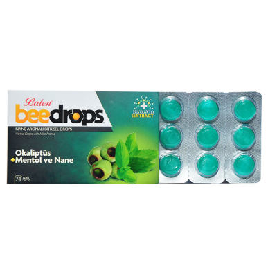 Nane Aromalı Bitkisel Drops 24Adet - 4