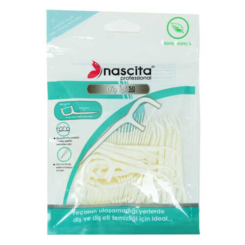 Nane Aromalı Kürdanlı Diş İpi 50 Li Paket - 1