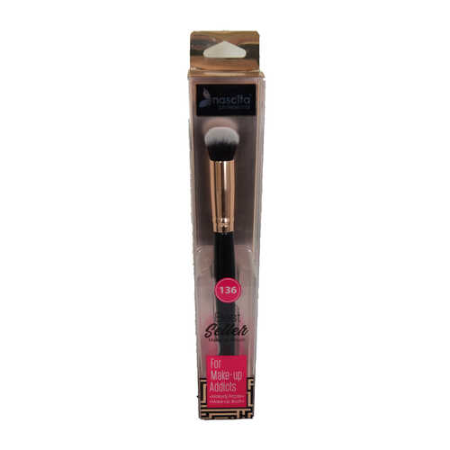 Profesyonel Oval Yapılı Kapatıcı Makyaj Fırçası - 136 Oval Concelear Brush - 1