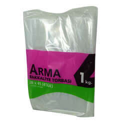 Naylon Torba Arma Şeffaf Bakkaliye Kuruyemiş Şeker Torbası 28x45 (4 lük ) Takribi 115 Adet 1000 Gr - 3