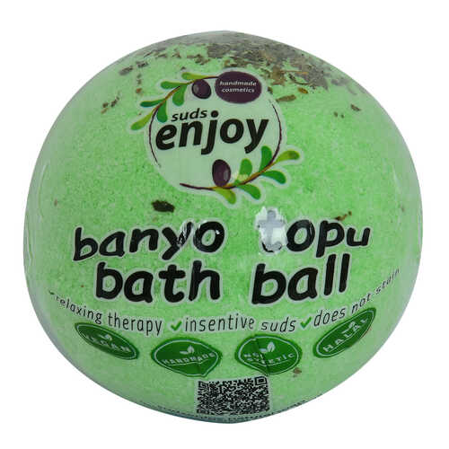 Okaliptuslu El Yapımı Banyo Küvet Topu Sabunu Yeşil 90-120 Gr - 2