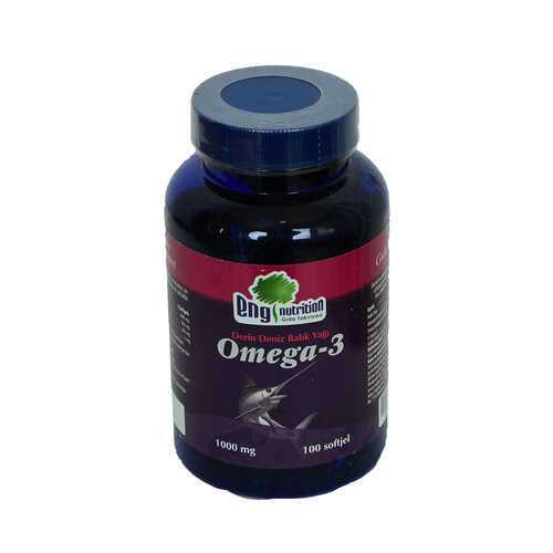 Omega 3 Derin Deniz Balık Yağı 1000 Mg 100 SoftJel Kapsül - 1