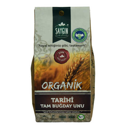 Organik Tarihi Tam Buğday Unu 750 Gr Paket - 1
