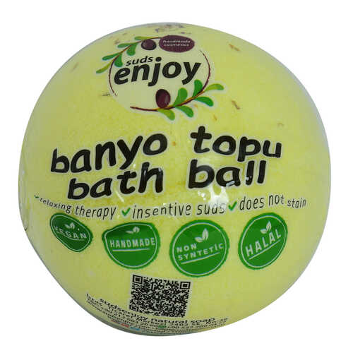 Papatyalı El Yapımı Banyo Küvet Topu Sabunu Sarı 90-120 Gr - 1