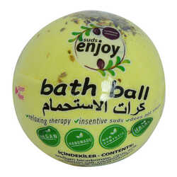 Papatyalı El Yapımı Banyo Küvet Topu Sabunu Sarı 90-120 Gr (1)