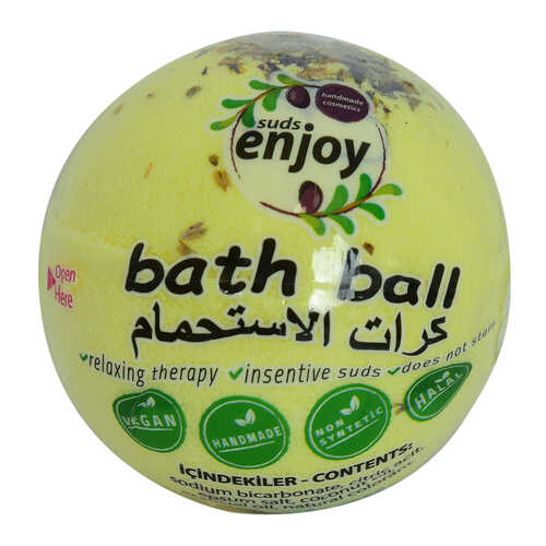 Papatyalı El Yapımı Banyo Küvet Topu Sabunu Sarı 90-120 Gr - 2