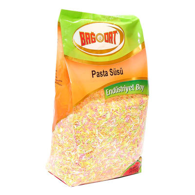 Pasta Süsü Granül Şekeri Karışık Renk 1000 Gr Paket - 3