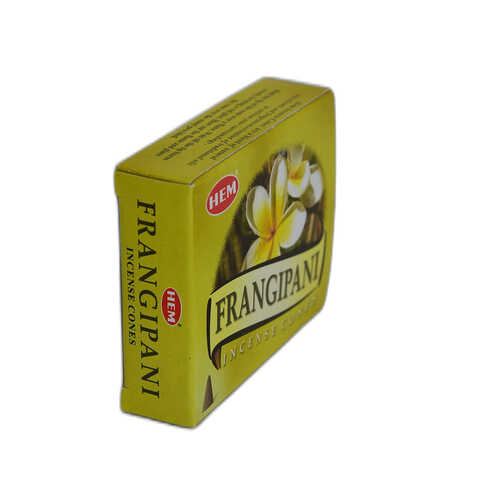Plumeria Çiçeği Kokulu 10 Konik Tütsü - Frangipani Incense Cones - 2