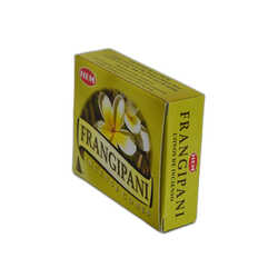 Plumeria Çiçeği Kokulu 10 Konik Tütsü - Frangipani Incense Cones - 3