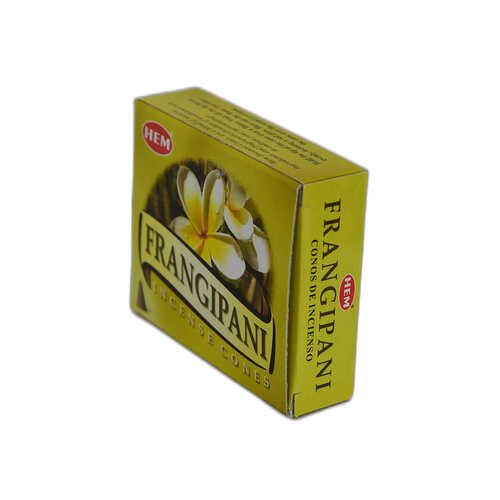 Plumeria Çiçeği Kokulu 10 Konik Tütsü - Frangipani Incense Cones - 3