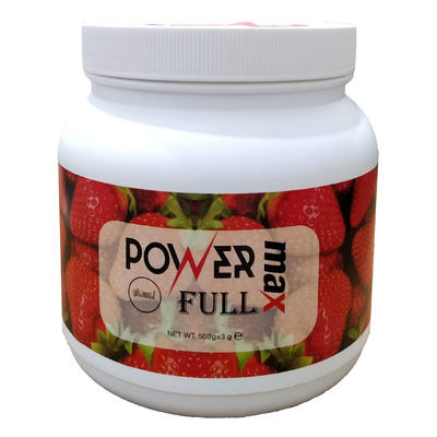 Power Max Full Keçiboynuzlu Çilekli Bitkisel Toz 500 Gr - 1