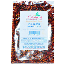 Pul Biber Çok Acılı 40 Gr Paket (1)