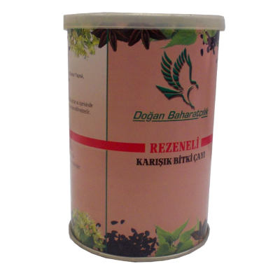Rezeneli Karışık Bitkisel Çay 100 Gr Teneke Kutu - 3