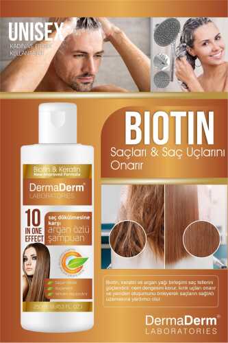 Saç Dökülmesine Karşı Argan Özlü Şampuan Hızlı Saç Uzamasına Etkili 250 ML - 5