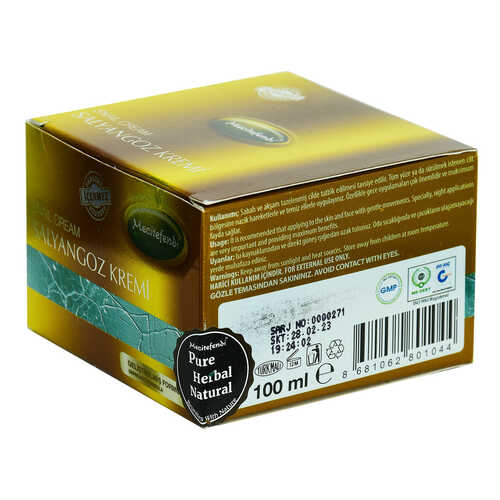 Salyangoz Özlü Yağlı Cilt Yüz Bakımı Kremi 100 ML - 3