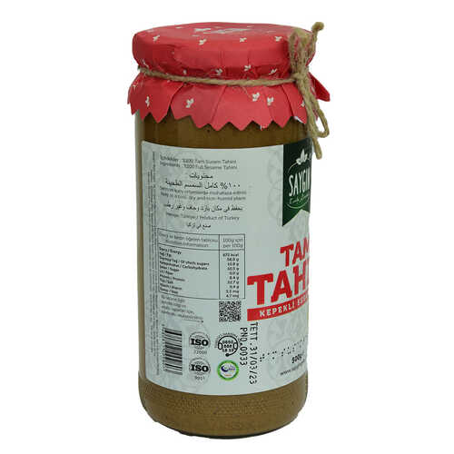 Kepekli Susamdan Tam Tahin Cam Kavanoz 500 Gr - 2