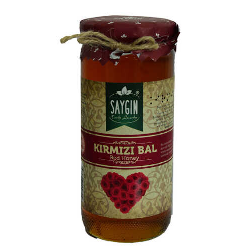 Kırmızı Bal Cam Kavanoz 640 Gr - 1