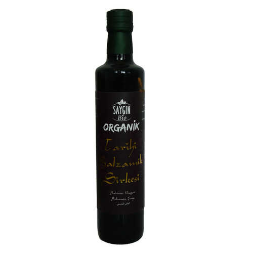 Tarihi Organik Balzamik Sirke Cam Şişe 500 ML - 1