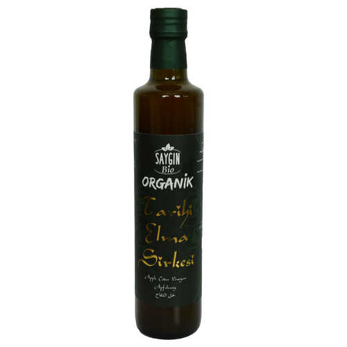 Tarihi Organik Elma Sirkesi Cam Şişe 500 ML - 1