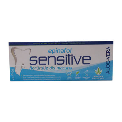 Diş Macunu Florürsüz Sensitive Aloe-Vera Özlü 90 Gr - 3