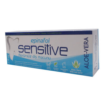 Diş Macunu Florürsüz Sensitive Aloe-Vera Özlü 90 Gr - 4