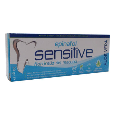 Diş Macunu Florürsüz Sensitive Aloe-Vera Özlü 90 Gr - 5