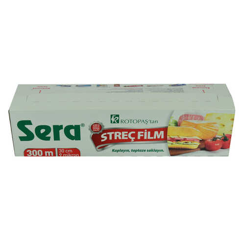 Streç Film 30 Cm X 300 M 9 Mikron Kayar Bıçaklı - 1