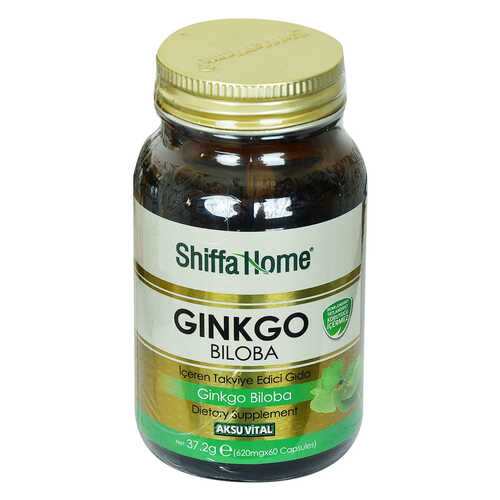 Shiffa Home Ginkgo Biloba Diyet Takviyesi 620 Mg x 60 Kapsül - 1