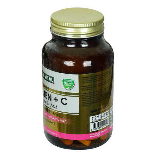 Shiffa Home Kolajen+ C Hyaluronik Asit Diyet Takviyesi 900 Mg x 90 Tablet - 2