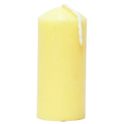 Silindir Mum Sarı 3.5x7cm 60 Gr