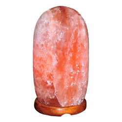 Silindir Şekilli Doğal Himalaya Doğal Kaya Tuzu Lambası Kablolu Ampullü Pembe 2-3 Kg (1)