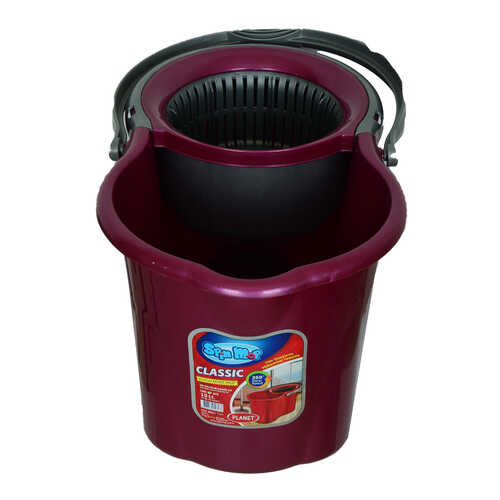 Spin Mop Temizlik Seti 360 Derece Döner Başlıklı Kova+Mop+Paspas+Sap Karışık Renk - 1