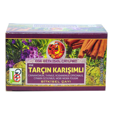 Tarçın Karışımlı Bitkisel Çay 20 Süzen Poşet - 1