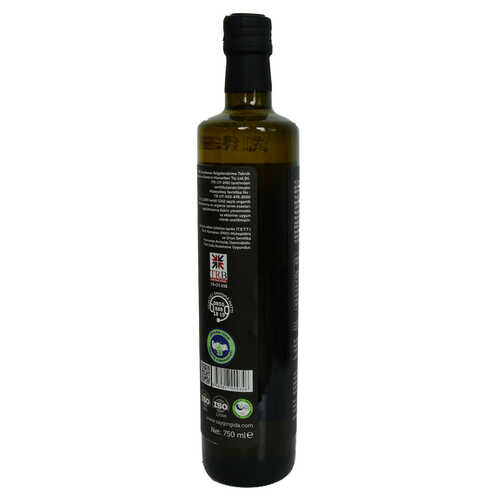 Tarihi Organik Soğuk Pres Saf Zeytinyağı Cam Şişe 750 ML - 3