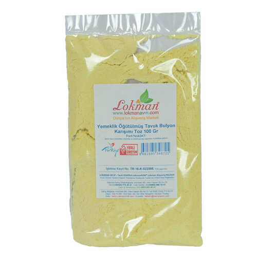 Tavuk Bulyon Toz Yemeklik Öğütülmüş Karışım 100 Gr Paket - 2