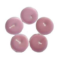 Tea Lights Pembe Mum 5 li 1 Paket (1)
