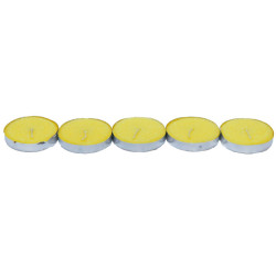 Tea Lights Sarı Mum 5 li 1 Paket (1)