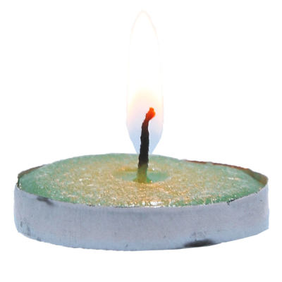 Tea Lights Yeşil Mum 5 li 1 Paket - 1